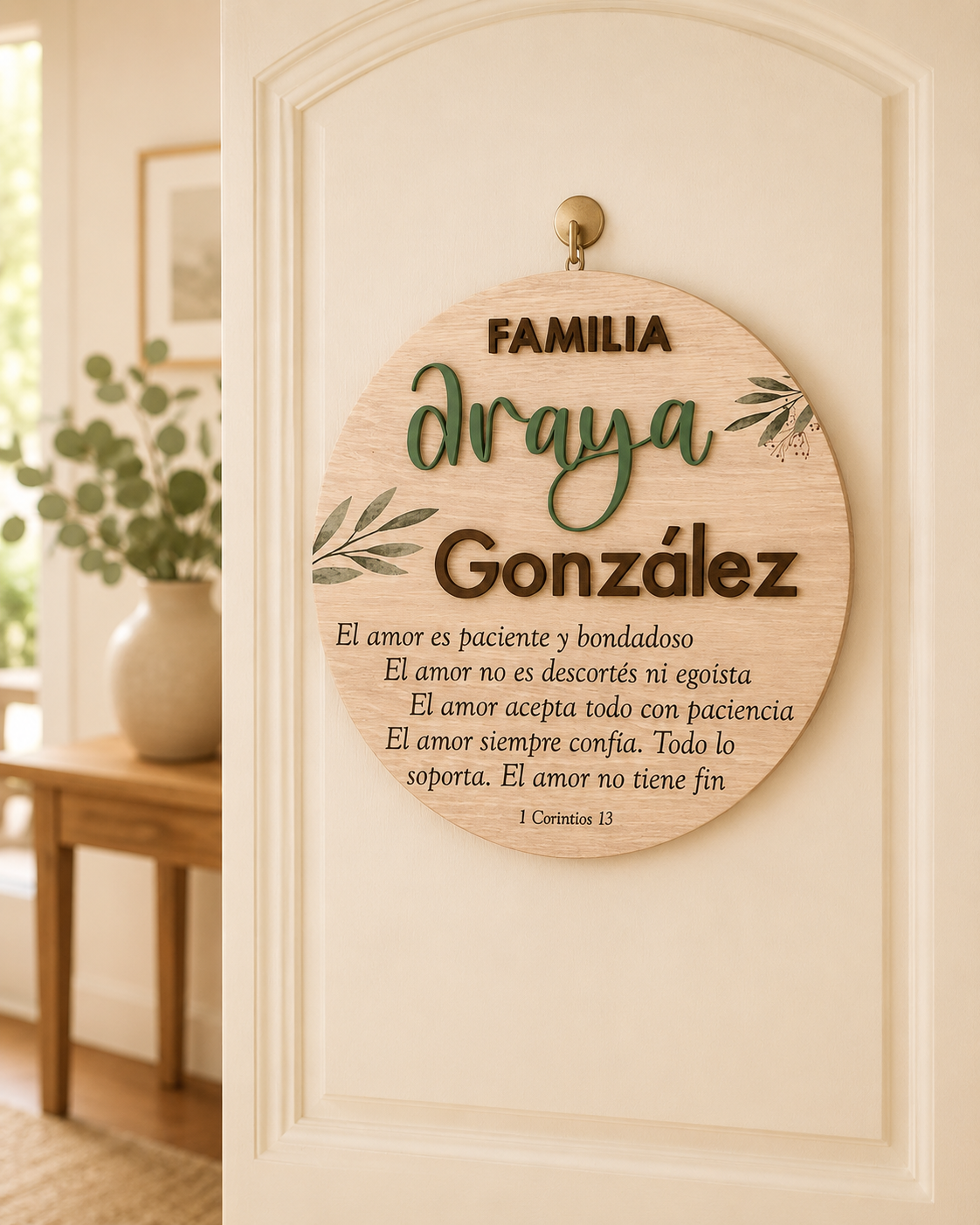 Círculo Familiar Personalizado con Apellidos