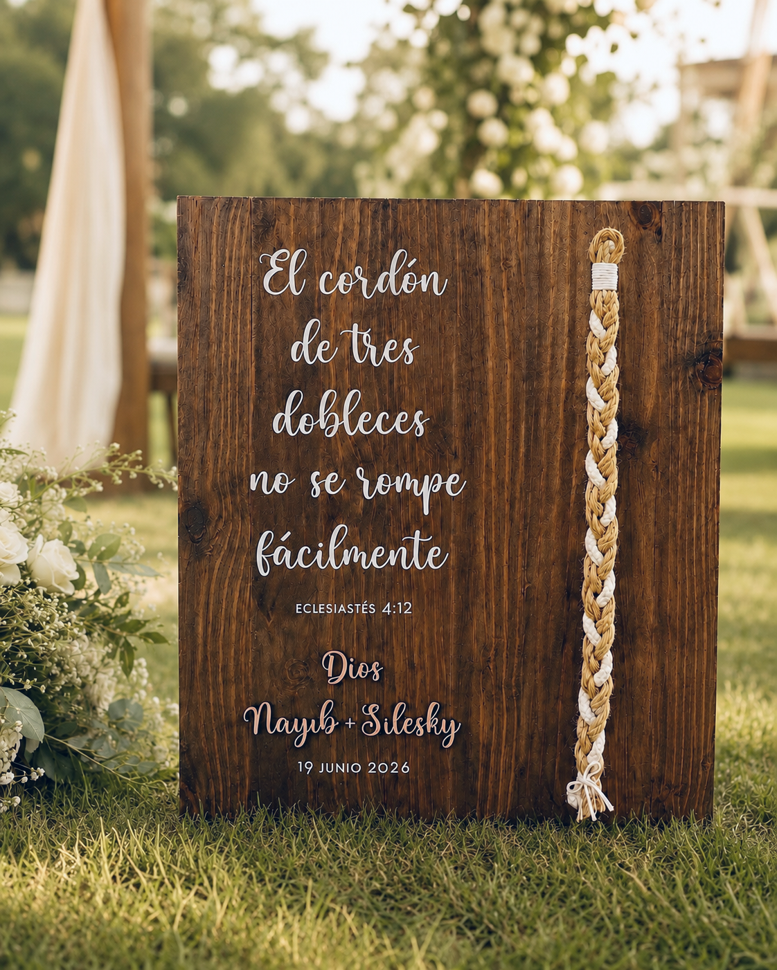 Cuadro Personalizado La Cuerda de Tres Hilos