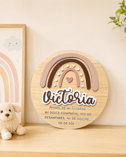 Cuadro Infantil Personalizado en Madera