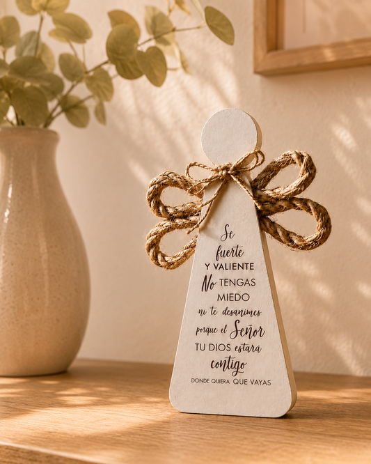 Ángel Decorativo en Madera