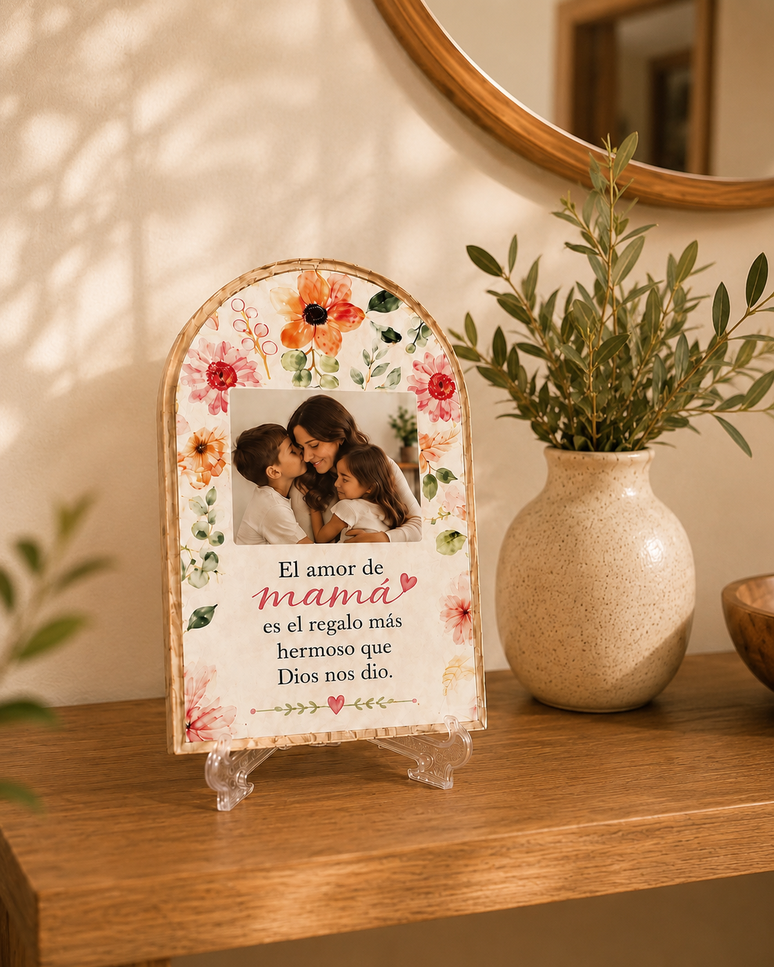 Cuadro Personalizado con Fotografía y Mensaje