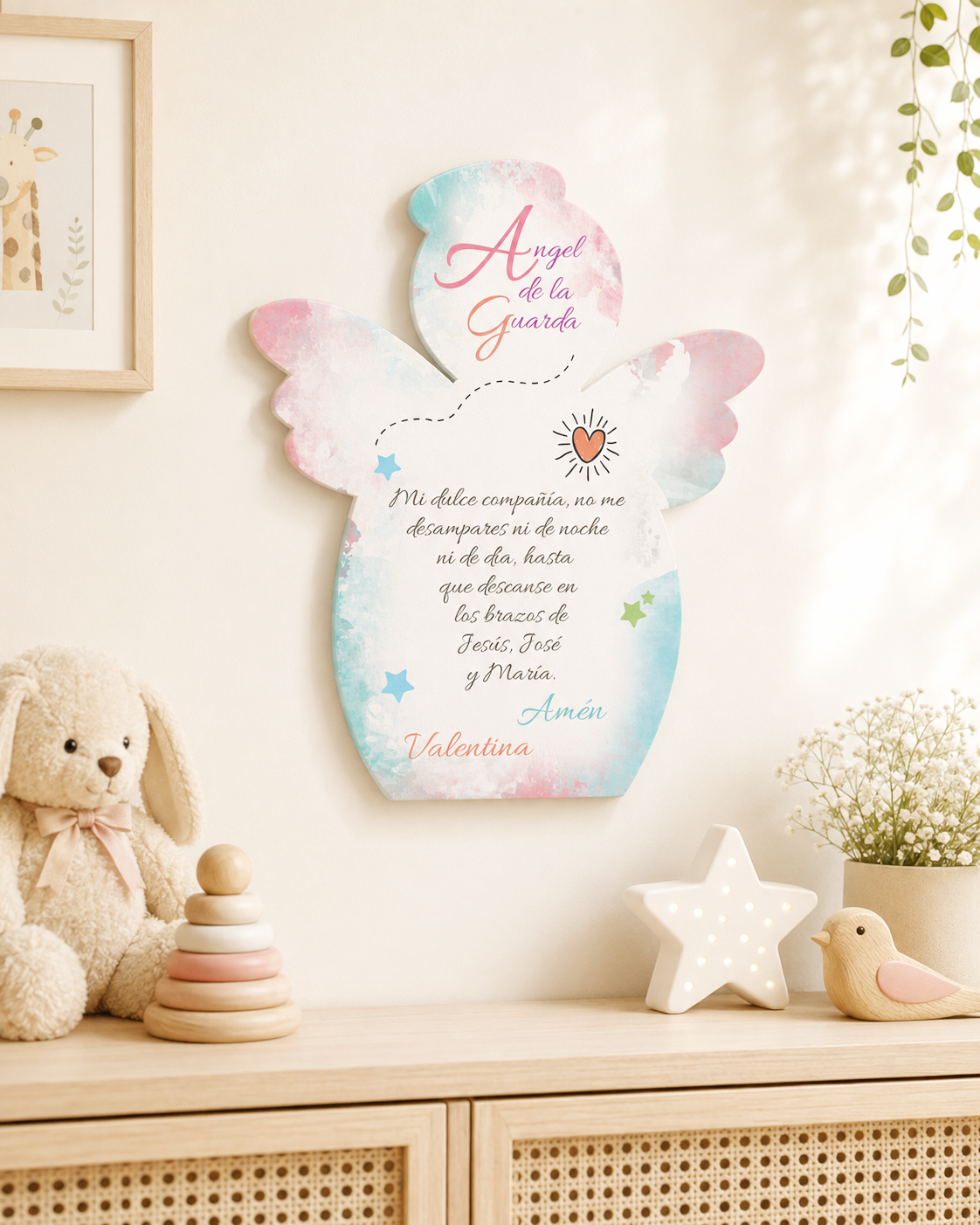 Ángel de la guarda personalizado