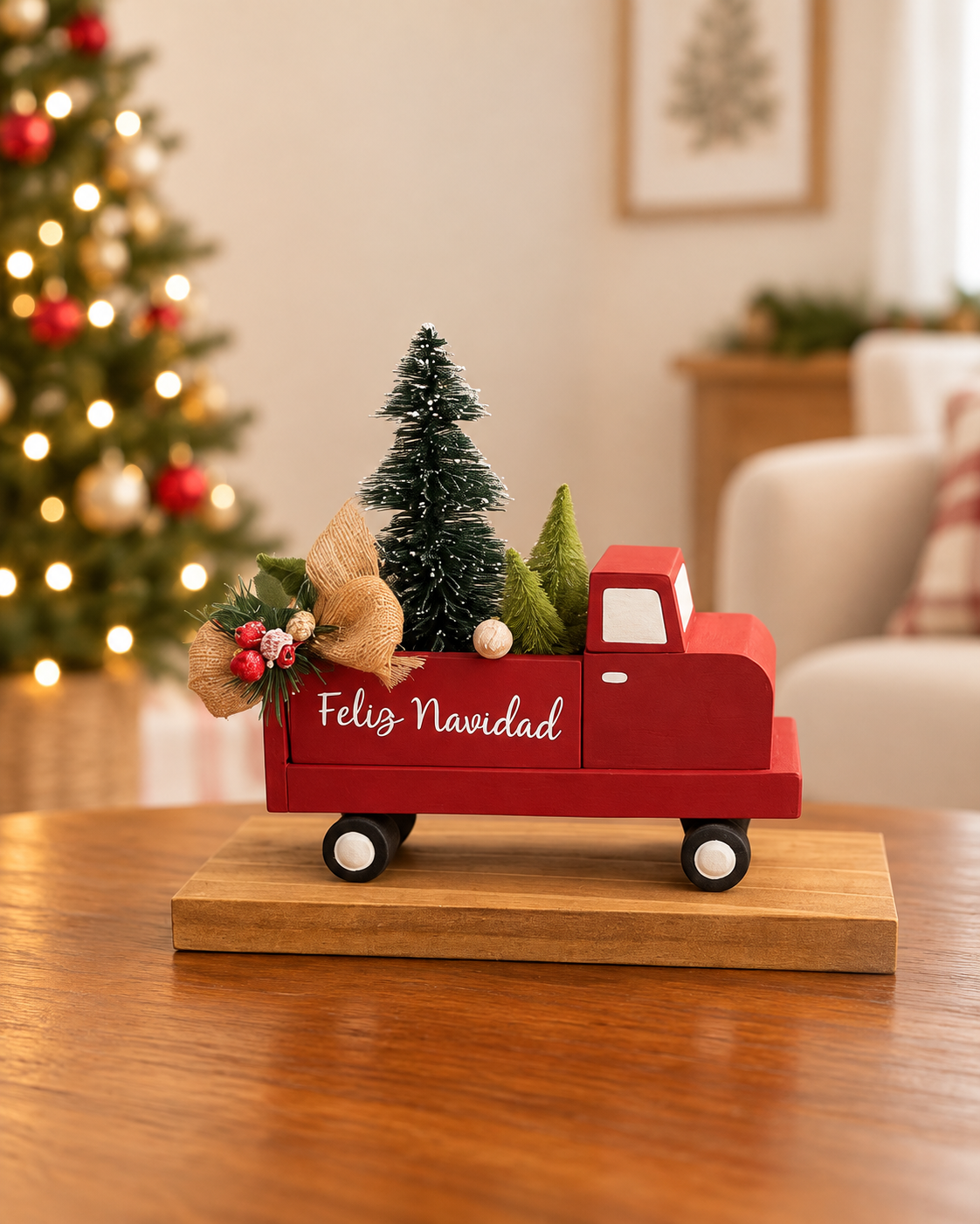 Camioncito Navideño Feliz Navidad