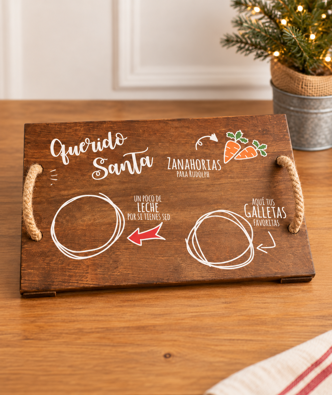 Bandeja Navideña para Santa